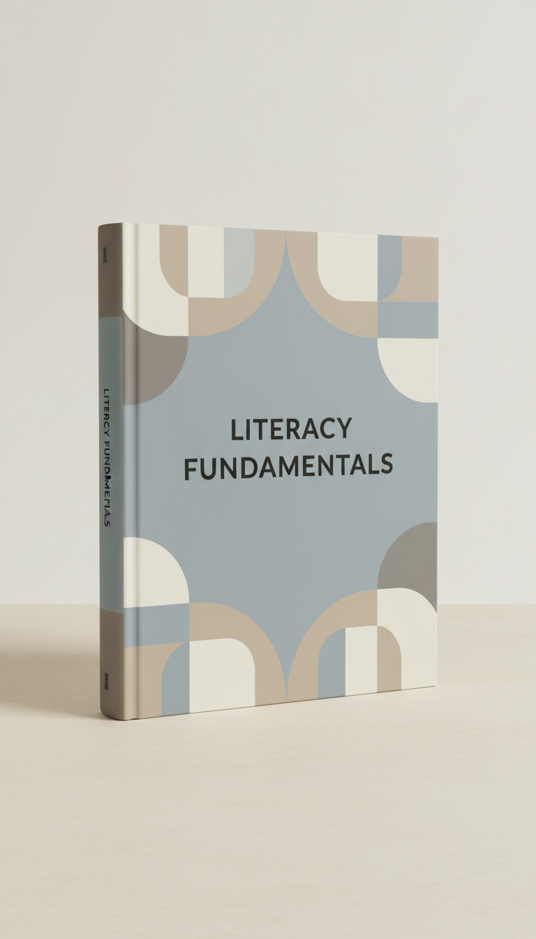 Literacy fundamentals hardcover with reinforced spine